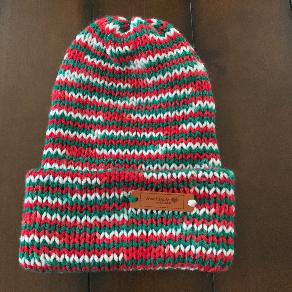 New!! Hand knitted Beanie Hat